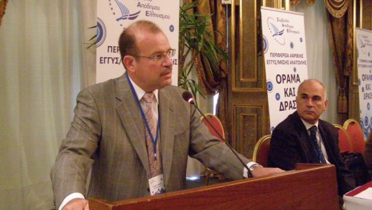 Ομιλία του προέδρου ΣΑΕ Στέφανου Ταμβάκη στη Β΄ Περιφερειακή Συνέλευση ΣΑΕ Αφρικής / Εγγύς-Μέσης Ανατολής