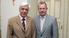 Συνάντηση Προέδρου ΣΑΕ κ. Στέφανου Π. Ταμβάκη με Υπουργό Εσωτερικών κ.Προκόπη Παυλόπουλο