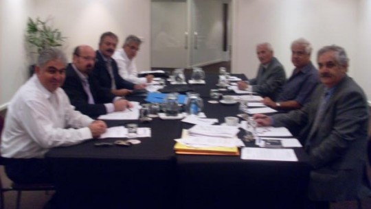 Το Συντονιστικό Συμβούλιο ΣΑΕ Ωκεανίας & Άπω Ανατολής κατά την συνεδρίαση στη Μελβούρνη.